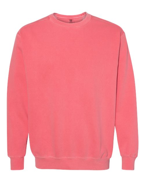 Comfort Colors Unisex Garment-Dyed Crewneck Sweatshirt - 1566 - EMBROIDERED