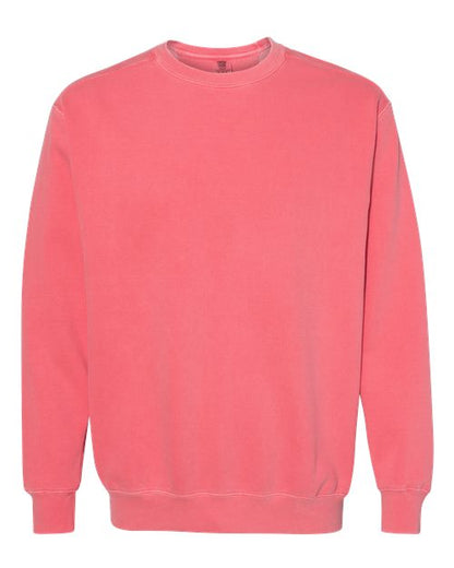 Comfort Colors Unisex Garment-Dyed Crewneck Sweatshirt - 1566 - EMBROIDERED