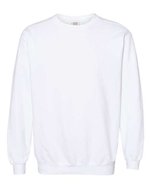 Comfort Colors Unisex Garment-Dyed Crewneck Sweatshirt - 1566 - EMBROIDERED