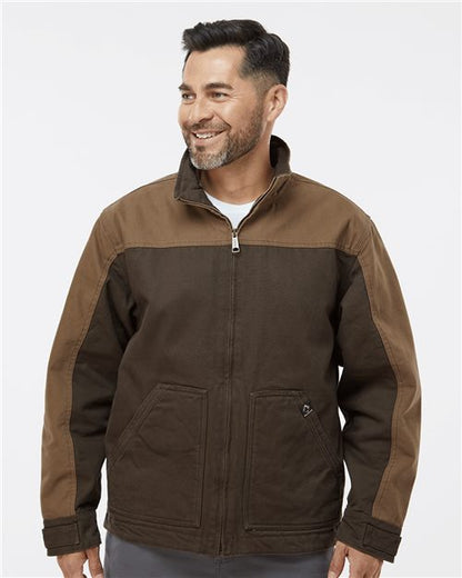 DRI DUCK Men's Tall Horizon Two-Tone Boulder Cloth™ Canvas Jacket - 5089T - EMBROIDERED