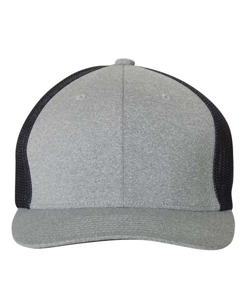 Flexfit Melange Trucker Cap - 6311 - EMBROIDERED