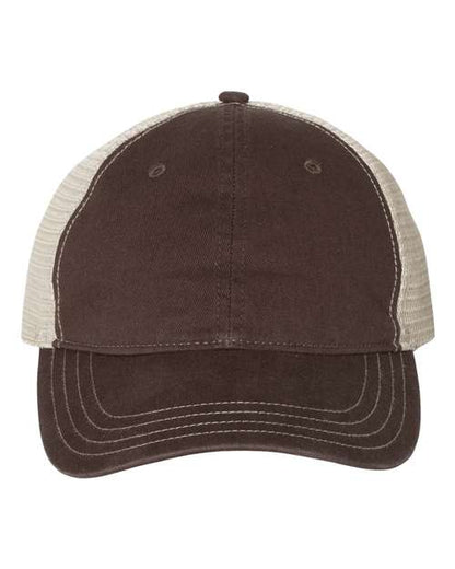 Richardson Garment-Washed Trucker Cap - 111 - EMBROIDERED