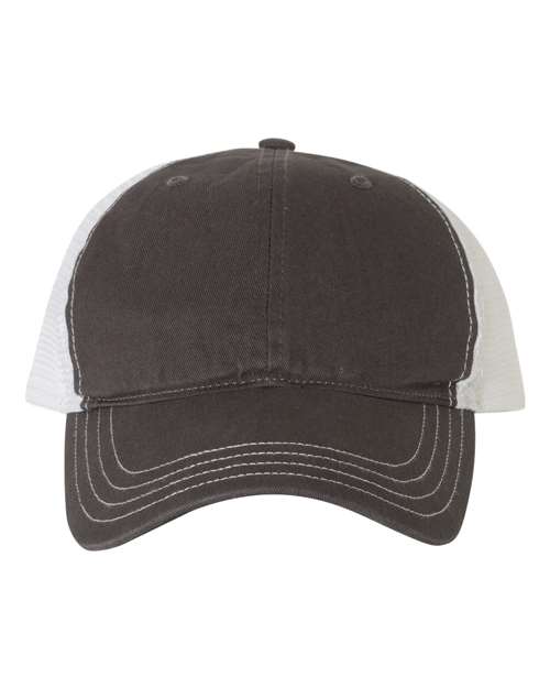 Richardson Garment-Washed Trucker Cap - 111 - EMBROIDERED