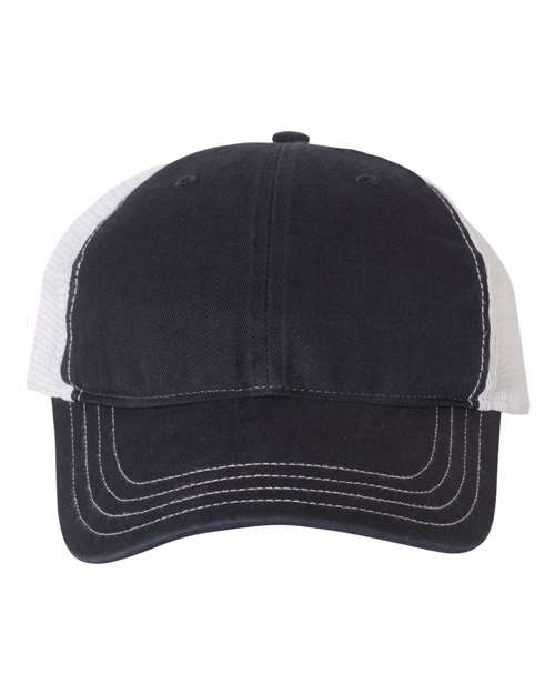 Richardson Garment-Washed Trucker Cap - 111 - EMBROIDERED