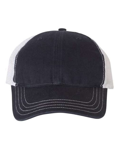 Richardson Garment-Washed Trucker Cap - 111 - EMBROIDERED