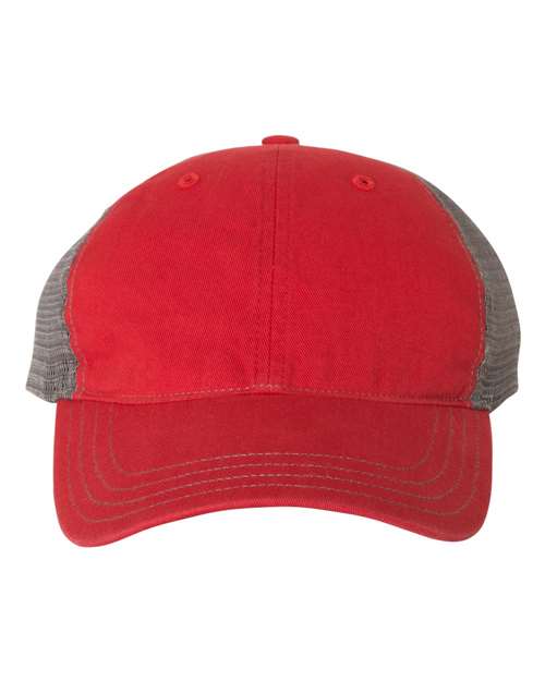 Richardson Garment-Washed Trucker Cap - 111 - EMBROIDERED