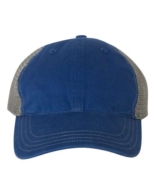 Richardson Garment-Washed Trucker Cap - 111 - EMBROIDERED