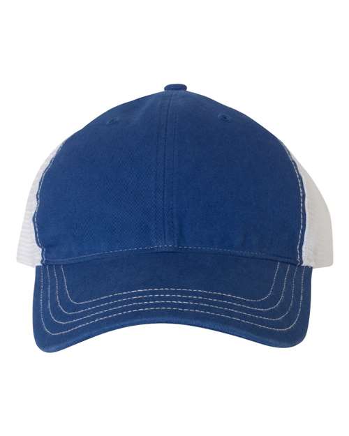 Richardson Garment-Washed Trucker Cap - 111 - EMBROIDERED