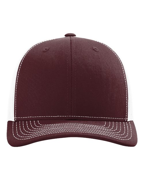 Richardson Snapback Trucker Cap - 112 - EMBROIDERED