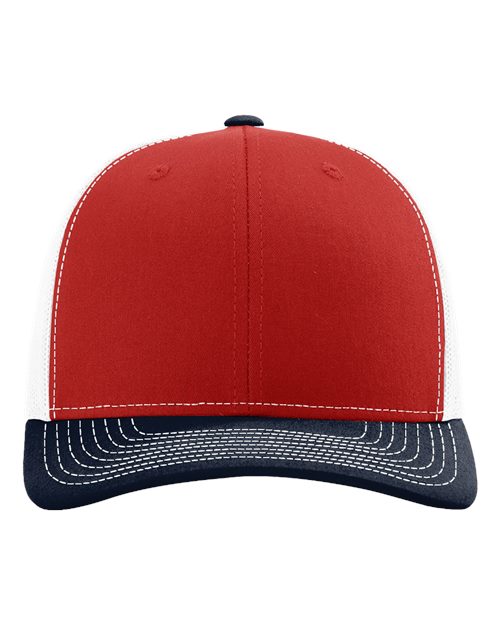Richardson Snapback Trucker Cap - 112 - EMBROIDERED