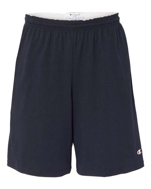 Champion. Cotton Jersey 9" Shorts with Pockets. 8180