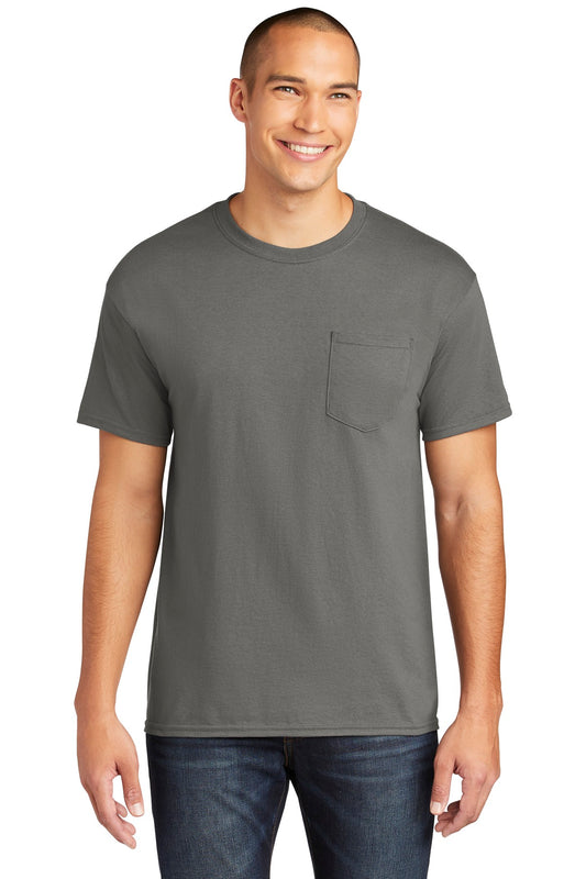 Gildan  Heavy Cotton ‚ 100% Cotton Pocket T-Shirt. 5300 - EMBROIDERED