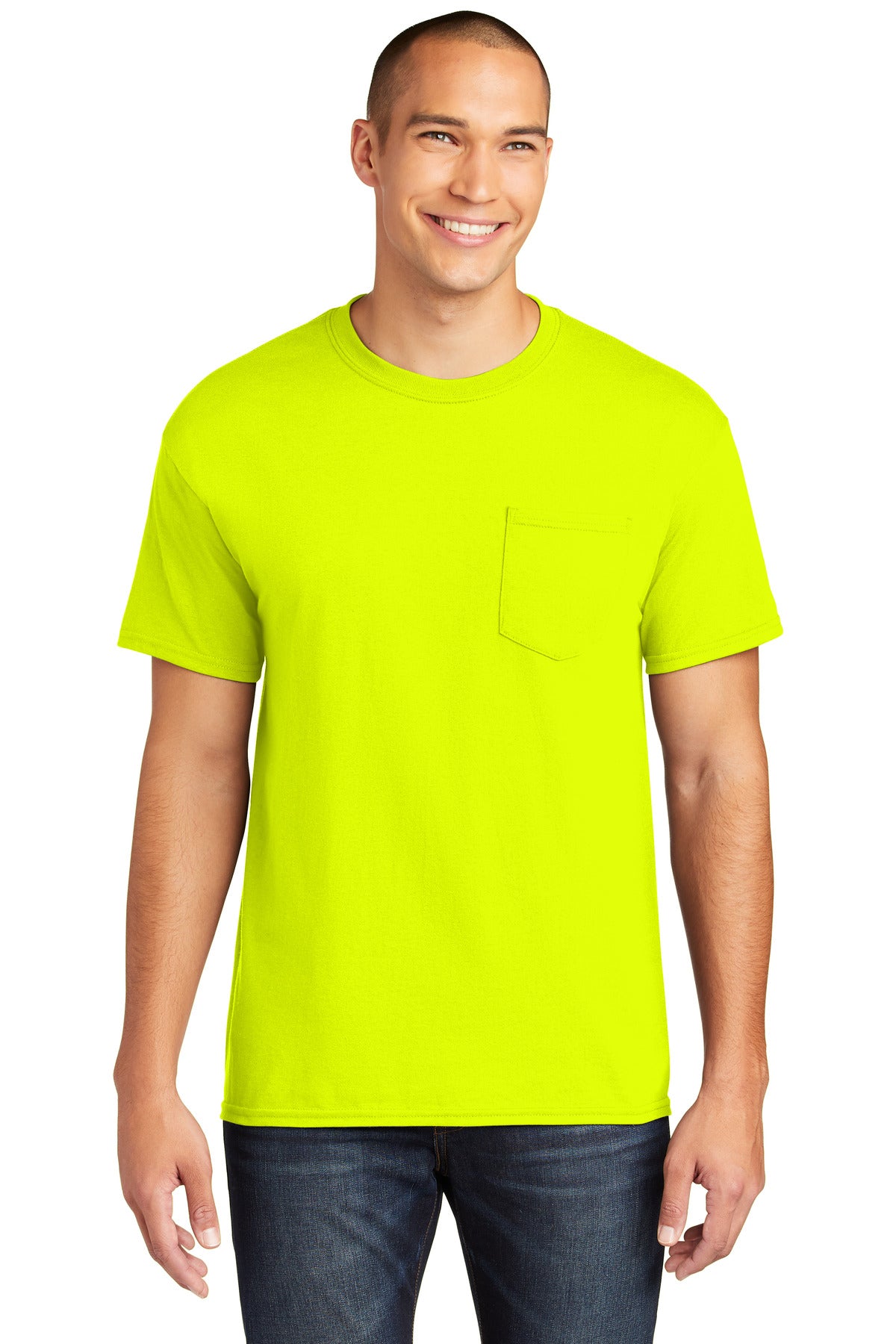 Gildan  Heavy Cotton ‚ 100% Cotton Pocket T-Shirt. 5300 - EMBROIDERED