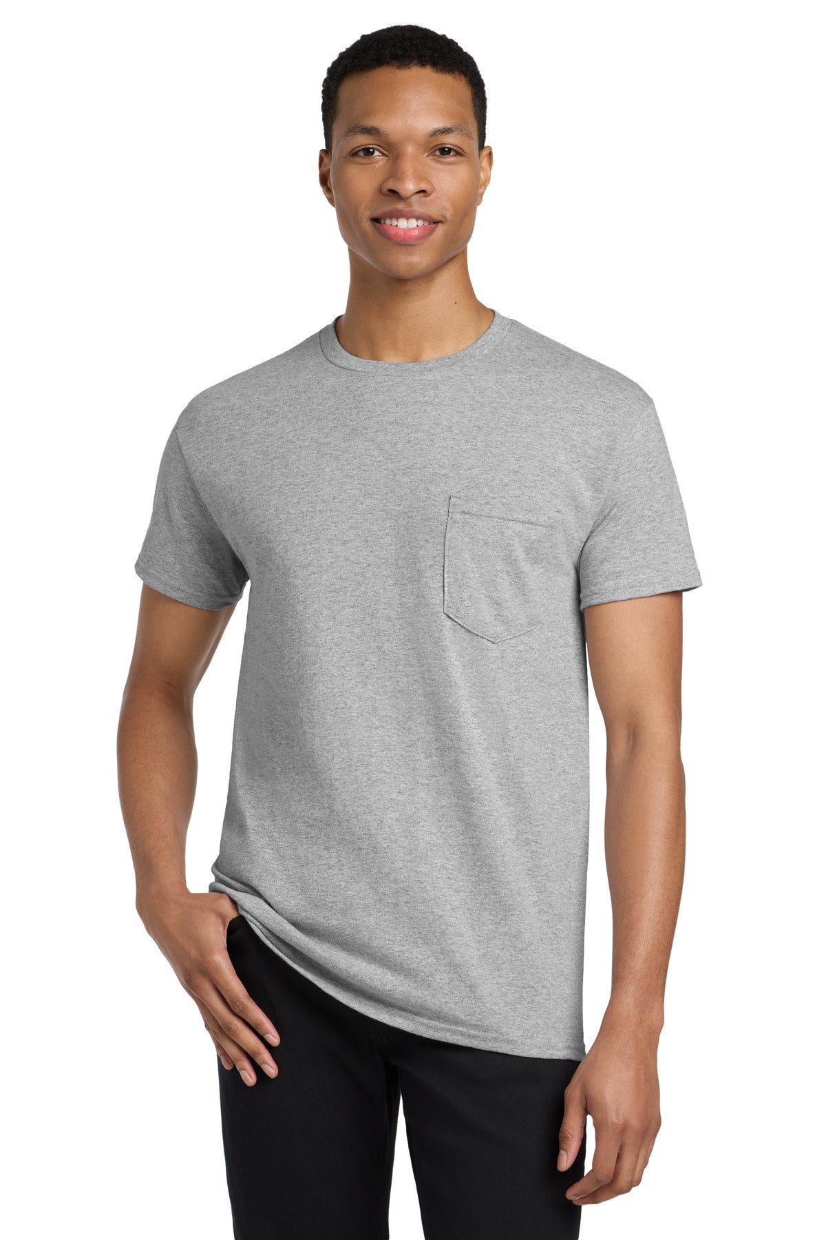 Gildan  Heavy Cotton ‚ 100% Cotton Pocket T-Shirt. 5300 - EMBROIDERED