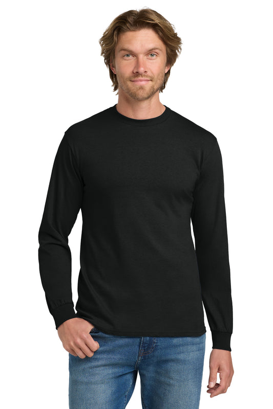 Gildan - Heavy Cotton‚ 100% Cotton Long Sleeve T-Shirt.  5400 - EMBROIDERED