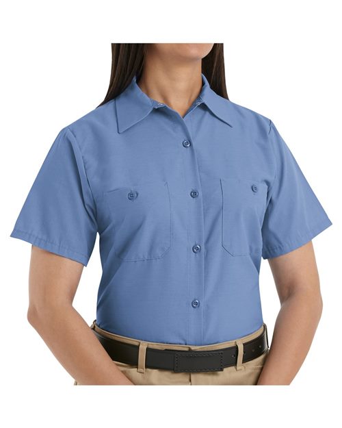 Red Kap Women's Industrial Work Shirt - SP23 - EMBROIDERED