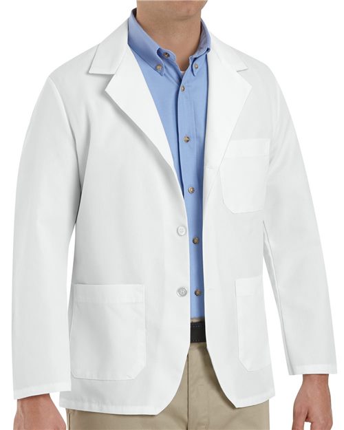 Red Kap Unisex Lapel Counter Coat - KP10 - EMBROIDERED