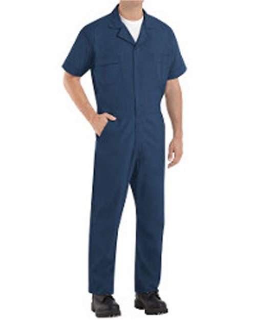 Red Kap Men's Tall Speedsuit Short Sleeve - CP40T - EMBROIDERED