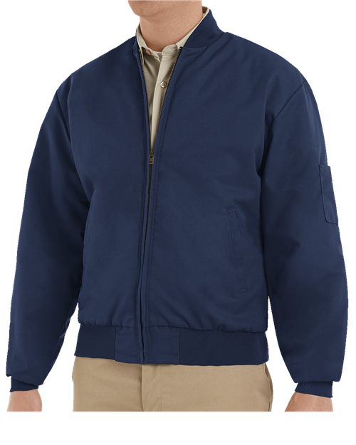 Red Kap Men's Tall Solid Team Jacket - JT38T - EMBROIDERED
