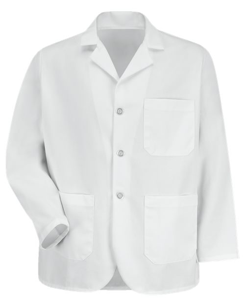 Red Kap Unisex North Collar Lapel Counter Coat - 4010 - EMBROIDERED