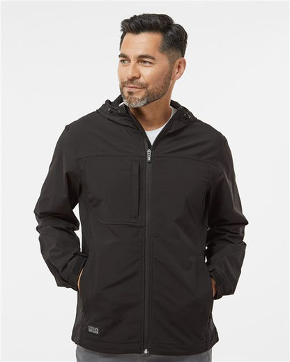 DRI DUCK Men's Apex Soft Shell Hooded Jacket - 5310 - EMBROIDERED