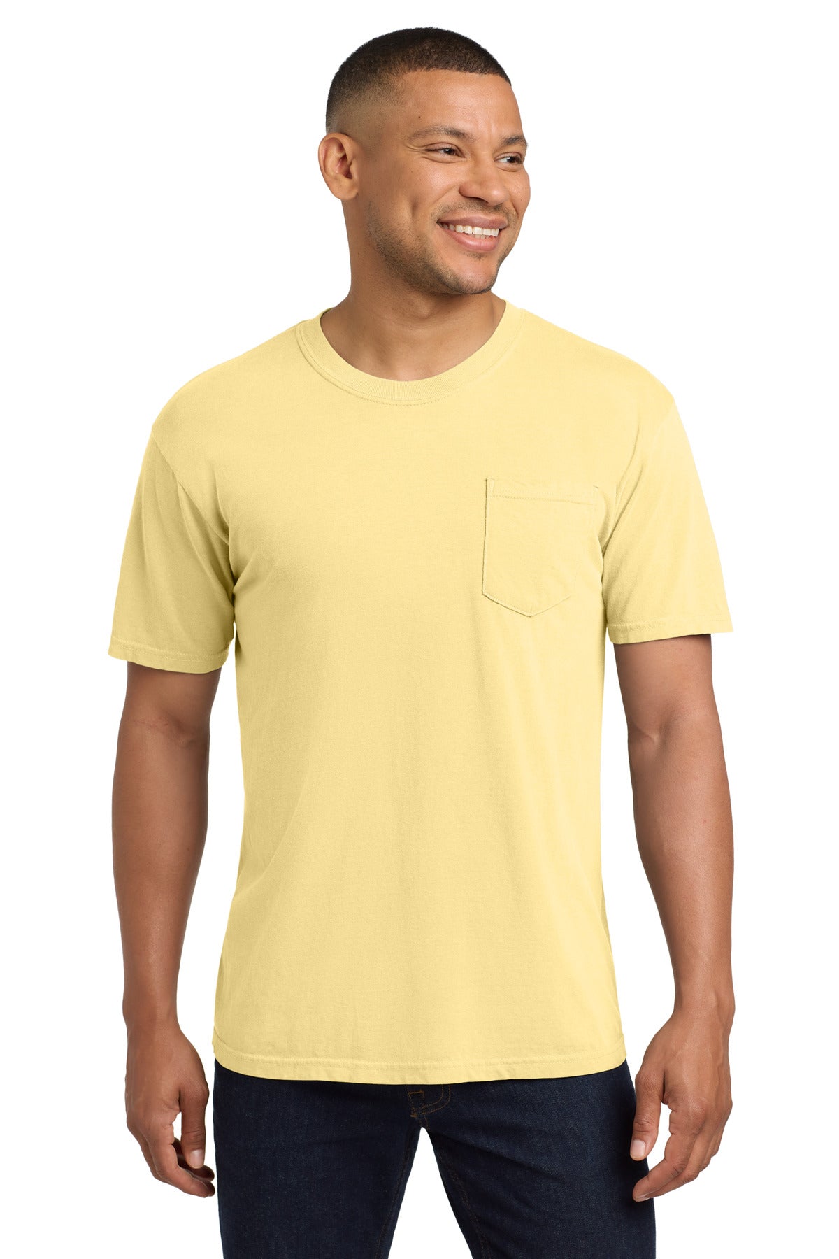 COMFORT COLORS Heavyweight Ring Spun Pocket Tee. 6030