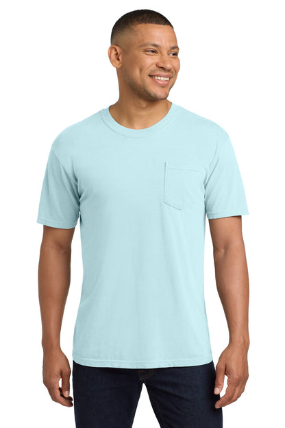 COMFORT COLORS  Heavyweight Ring Spun Pocket Tee. 6030 - EMBROIDERED