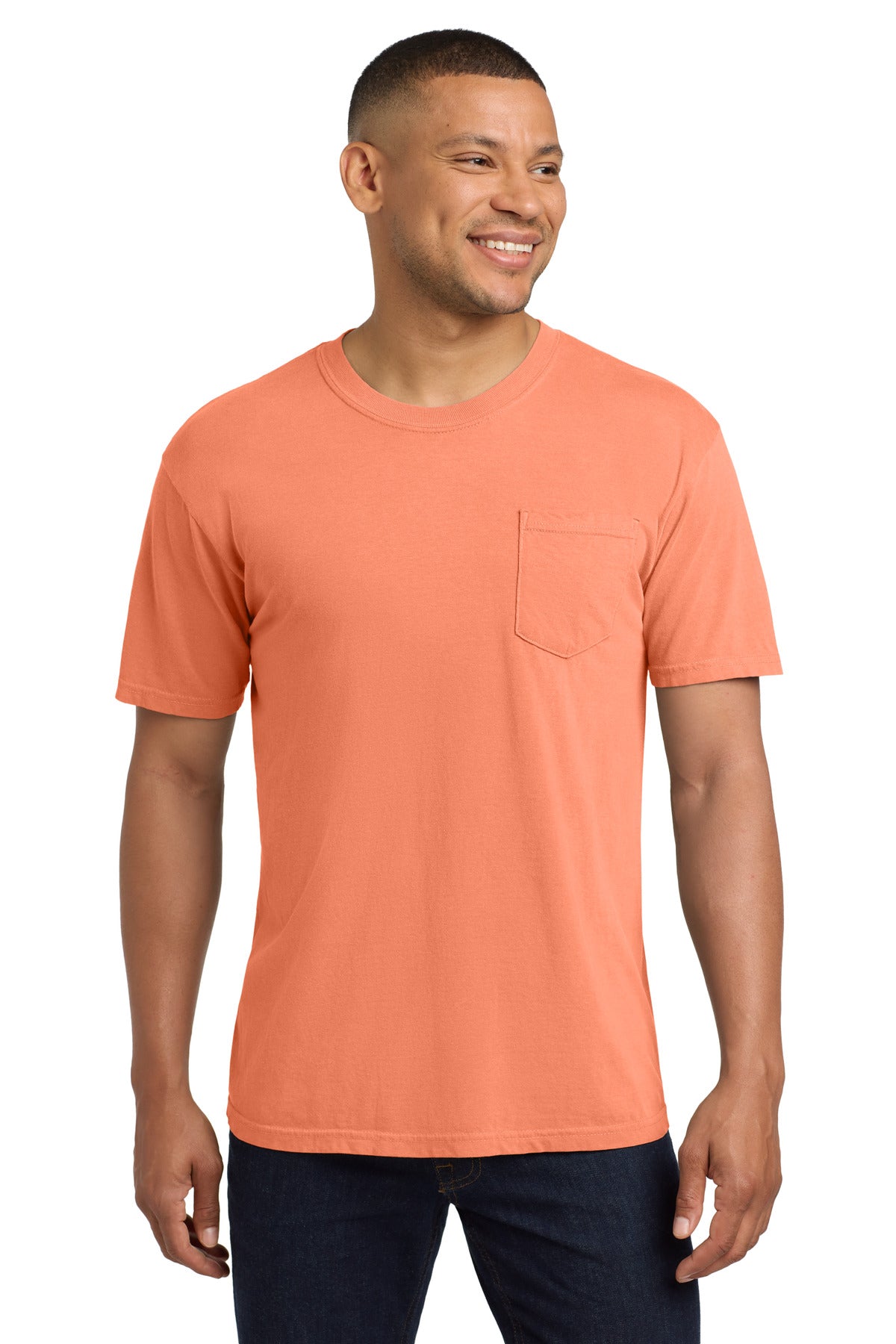 COMFORT COLORS Heavyweight Ring Spun Pocket Tee. 6030