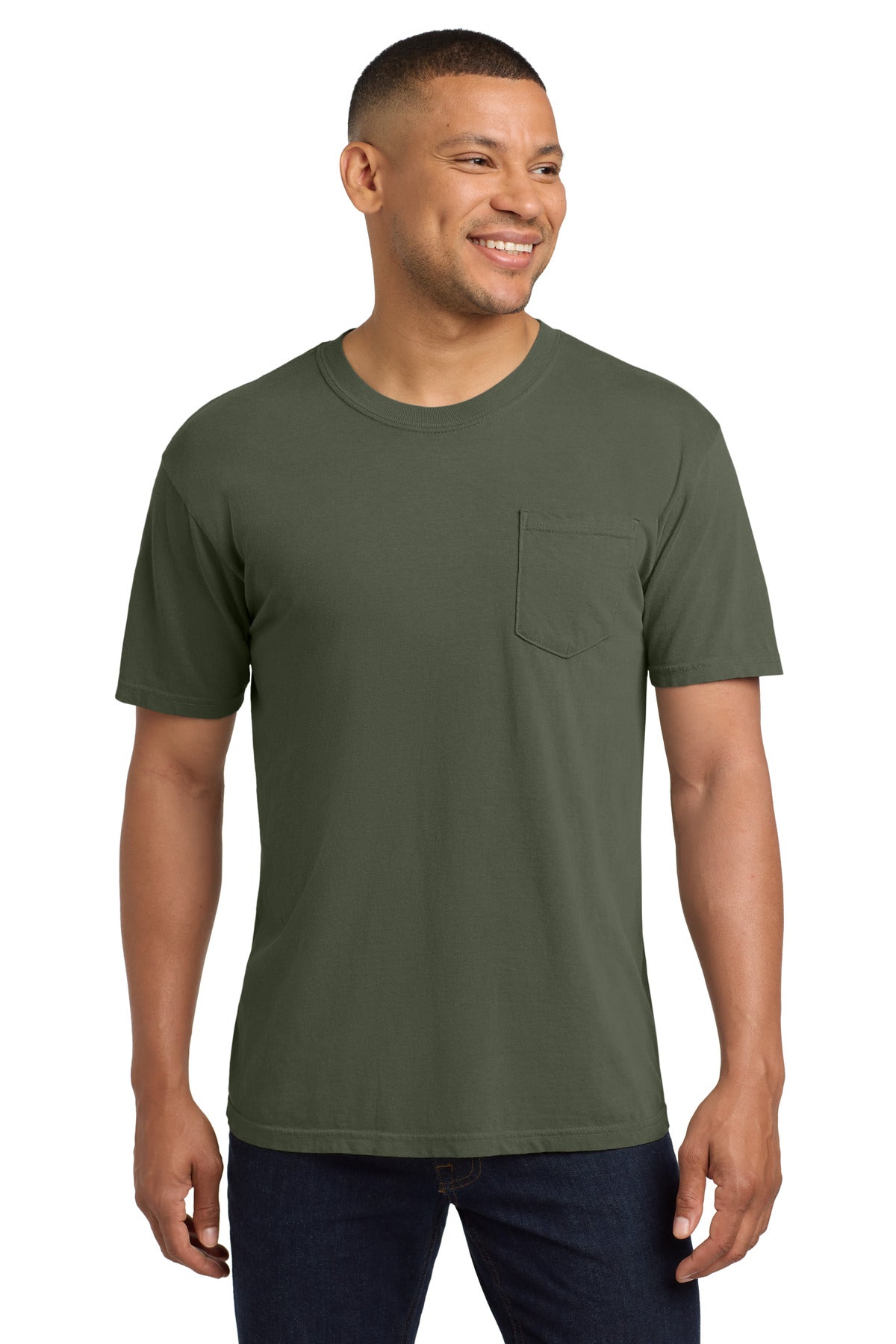 COMFORT COLORS Heavyweight Ring Spun Pocket Tee. 6030