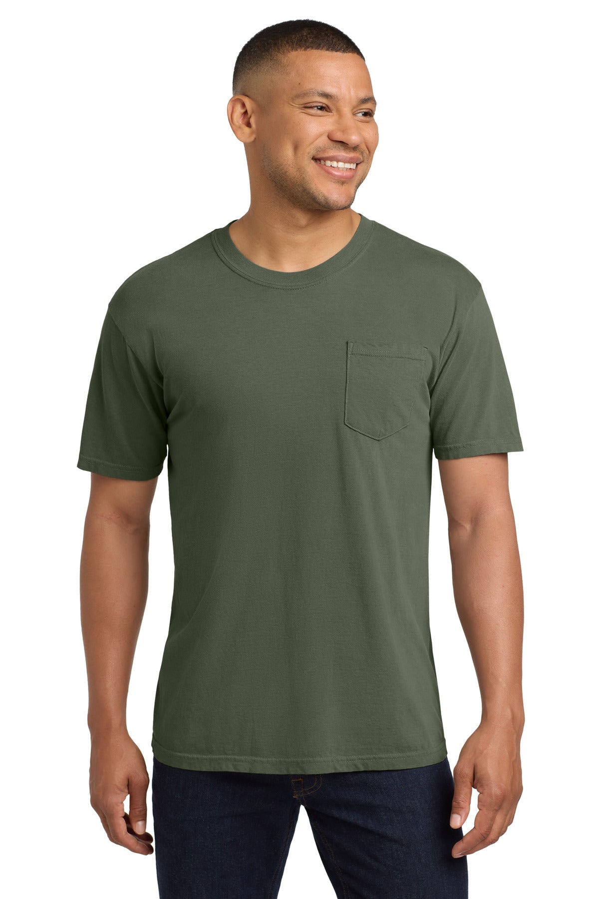 COMFORT COLORS Heavyweight Ring Spun Pocket Tee. 6030