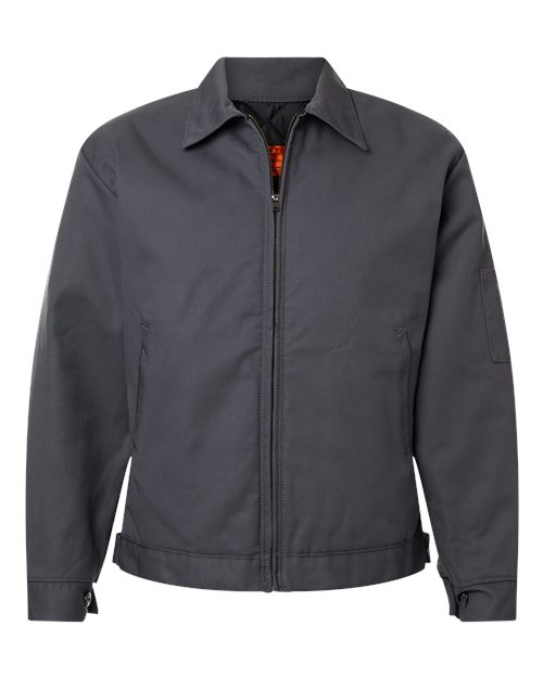 Red Kap Men's Waist Length Jacket - JT22 - EMBROIDERED
