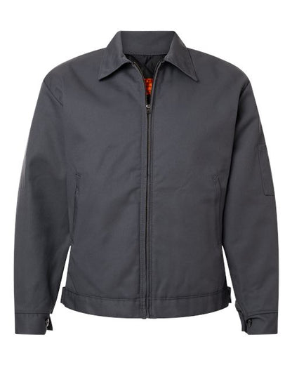 Red Kap Men's Waist Length Jacket - JT22 - EMBROIDERED