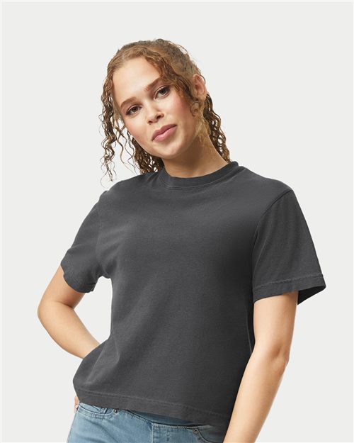 Comfort Colors Women's Garment-Dyed Heavyweight Boxy T-Shirt - 3023CL - EMBROIDERED