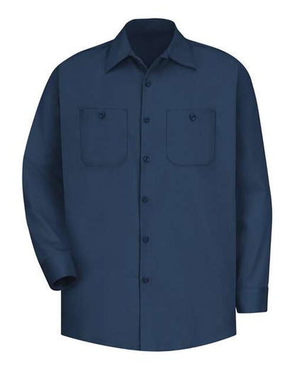 Red Kap Men's Tall Cotton Uniform Shirt - SC30T - EMBROIDERED