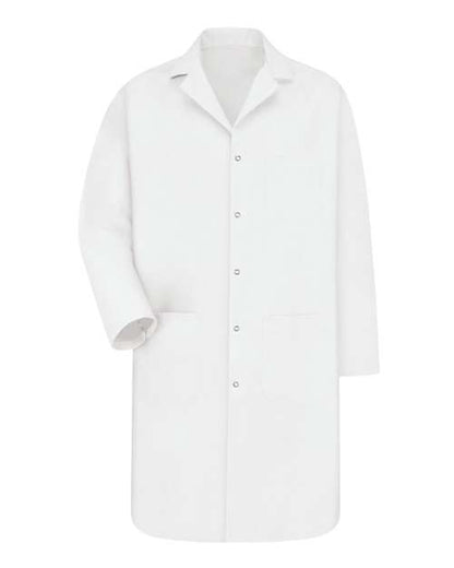 Red Kap Unisex Gripper Front Lab Coat - KP18 - EMBROIDERED