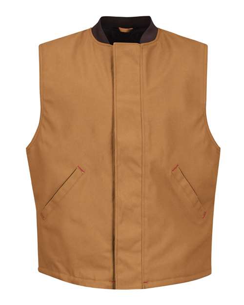 Red Kap Men's Blended Duck Insulated Vest - VD22 - EMBROIDERED