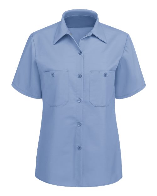 Red Kap Women's Industrial Work Shirt - SP23 - EMBROIDERED