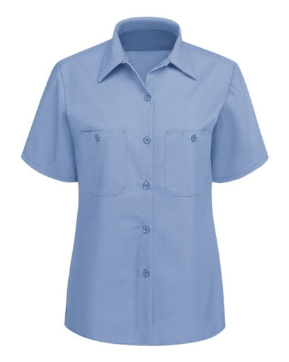 Red Kap Women's Industrial Work Shirt - SP23 - EMBROIDERED
