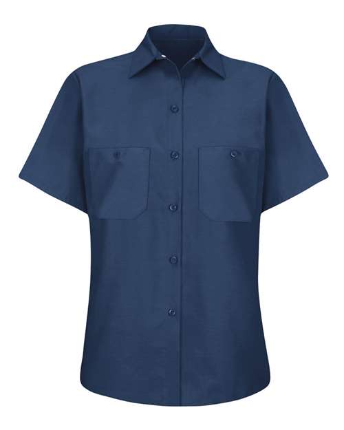 Red Kap Women's Industrial Work Shirt - SP23 - EMBROIDERED