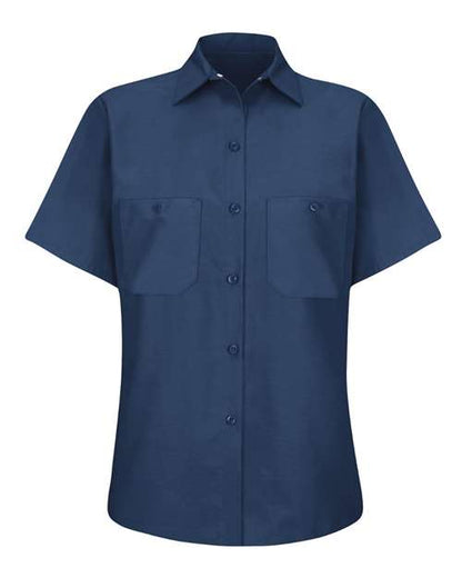Red Kap Women's Industrial Work Shirt - SP23 - EMBROIDERED