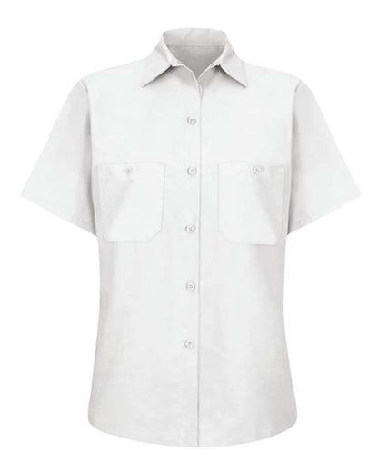 Red Kap Women's Industrial Work Shirt - SP23 - EMBROIDERED