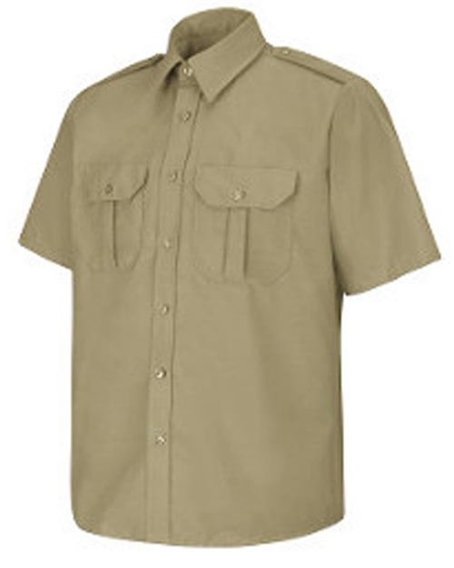 Red Kap Men's Short Sleeve Security Shirt - SP66 - EMBROIDERED