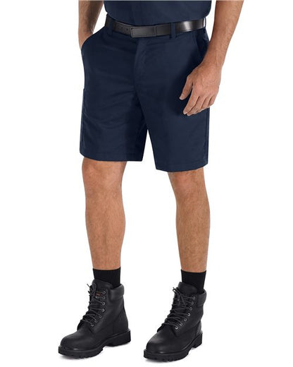 Red Kap Men's Odd Sizes Plain Front Shorts - PT26ODD - EMBROIDERED