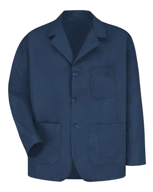 Red Kap Unisex Lapel Counter Coat - KP10 - EMBROIDERED