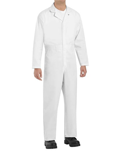 Red Kap Men's Twill Action Back Coverall - CT16 - EMBROIDERED