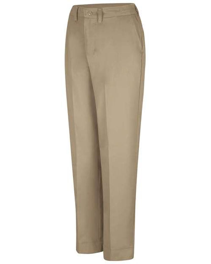 Red Kap Women's Elastic Insert Work Pants - PT61 - EMBROIDERED