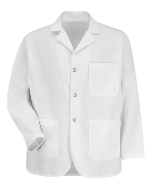 Red Kap Unisex North Collar Lapel Counter Coat - 4010 - EMBROIDERED