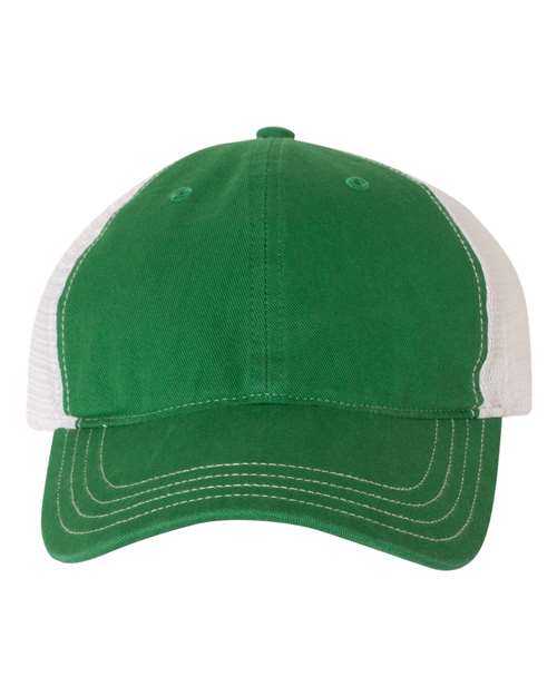 Richardson Garment-Washed Trucker Cap - 111 - EMBROIDERED