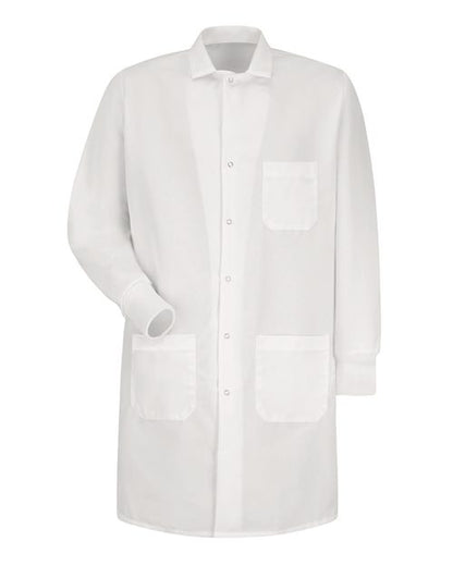 Red Kap Unisex Poplin Specialized Cuffed Lab Coat - KP70 - EMBROIDERED