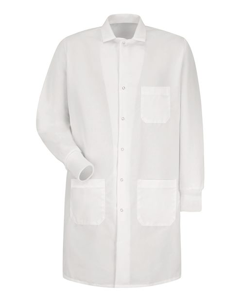Red Kap Unisex Poplin Specialized Cuffed Lab Coat - KP70 - EMBROIDERED